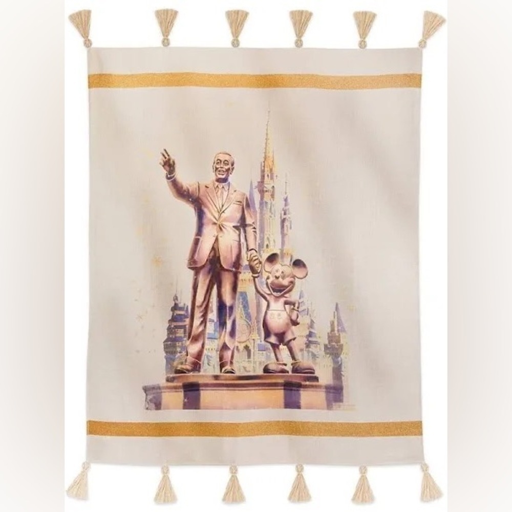 NWT Walt Disney World 50th Anniversary Throw Blanket